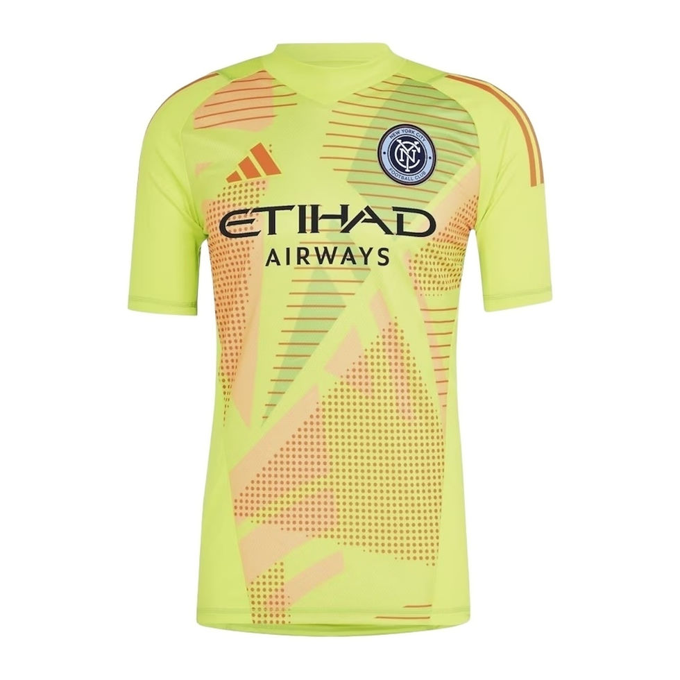 Miniatura: Camisa New York City Goleiro 24/25 - Torcedor Adidas Masculina - Amarela com det