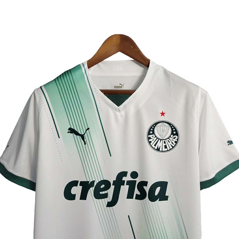 Miniatura: Camisa Palmeiras II 23/24 Torcedor Puma Masculina - Branco