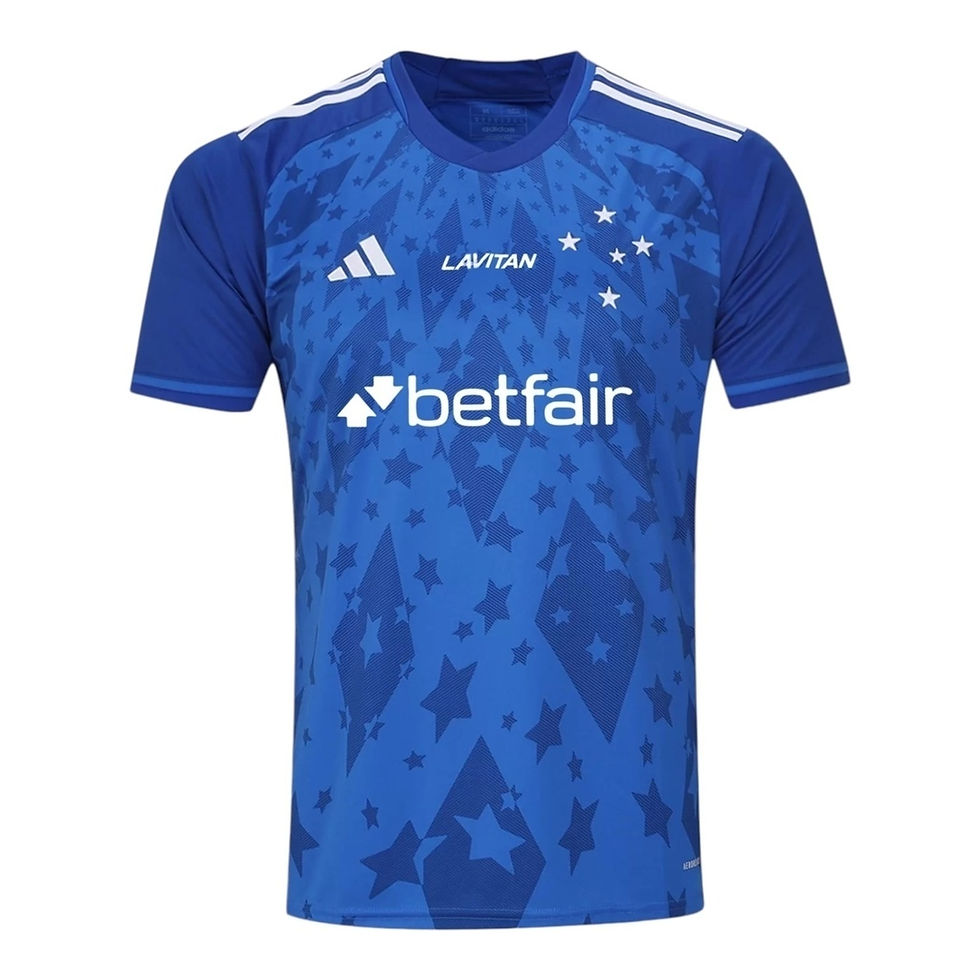 Miniatura: Camisa Cruzeiro I 24/25 - Torcedor Adidas Masculina - Azul
