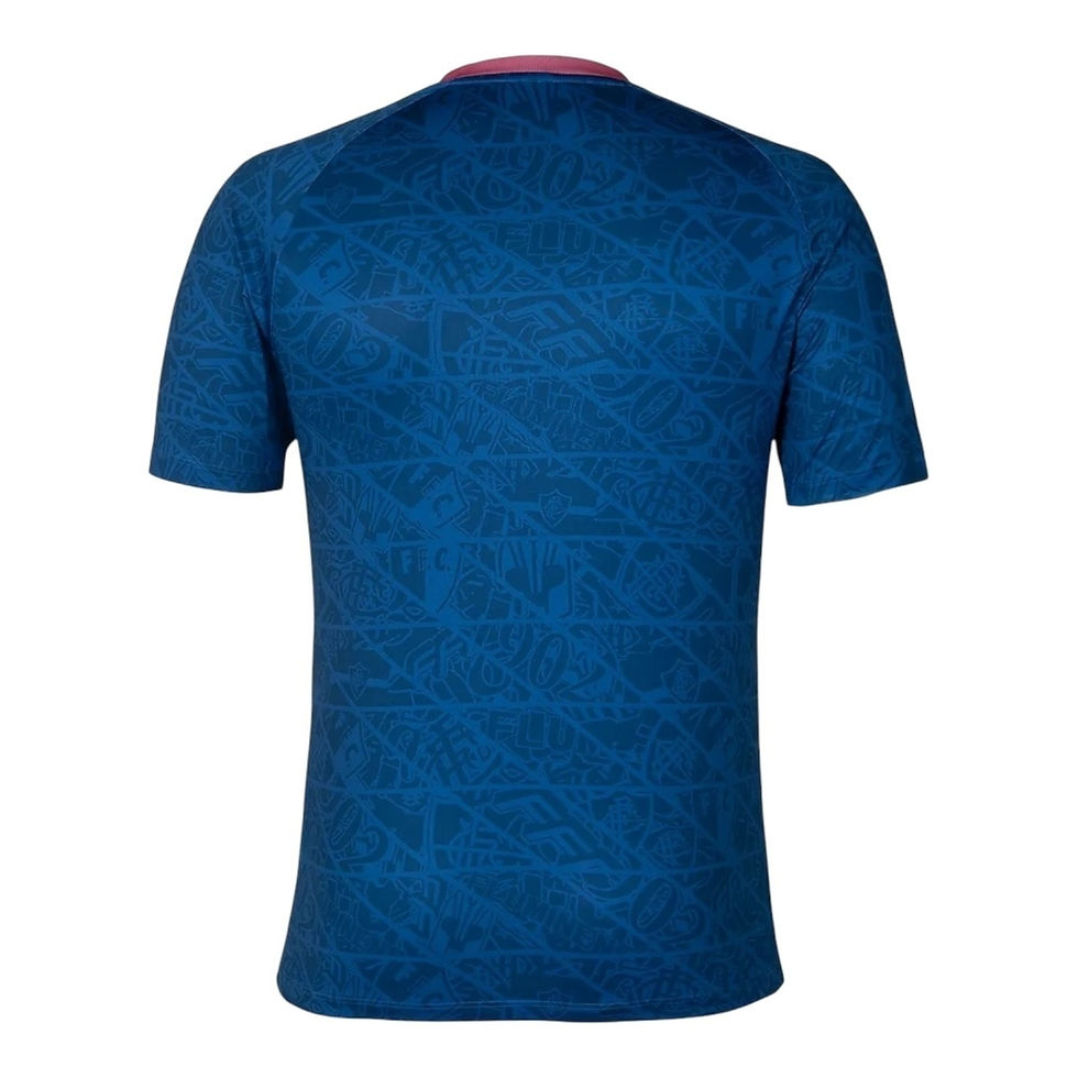Miniatura: Camisa Fluminense Pré-jogo 25/26 - Torcedor Umbro Masculina - Azul