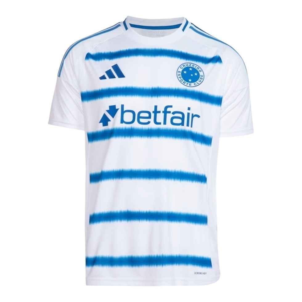 Miniatura: Camisa Cruzeiro II 25/26 - Torcedor Adidas Masculina - Branca e azul