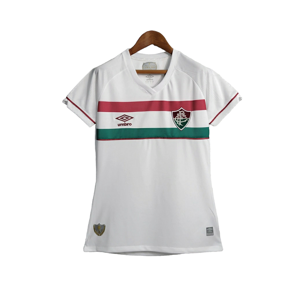 Miniatura: Camisa Fluminense II 23/24 - Feminina Umbro - Branco