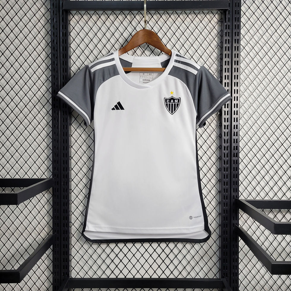 Miniatura: Camisa Atlético Mineiro II 23/24 - Torcedor Adidas Feminina - Branca
