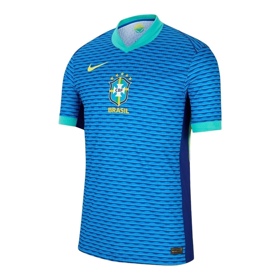 Miniatura: Camisa Seleção Brasileira II 24/25 - Torcedor Nike Masculina - Azul com detalhes