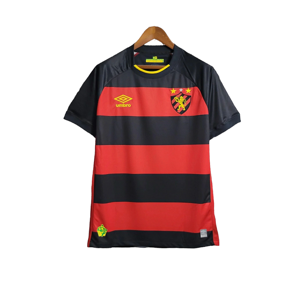 Miniatura: Camisa Sport Recife I 23/24 Torcedor Umbro Masculina -Vermelho e Preto