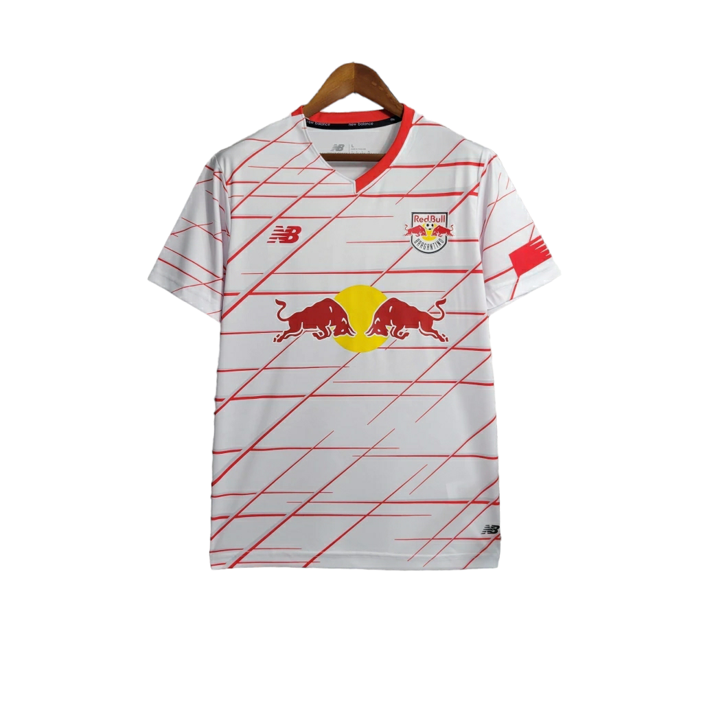 Camisa Red Bull Bragantino I 23/24 - Torcedor New Balance Masculina - Branca com