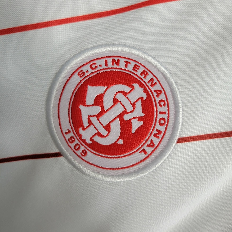 Miniatura: Camisa Internacional II 23/24 - Torcedor Adidas Feminina - Branca com detalhes e