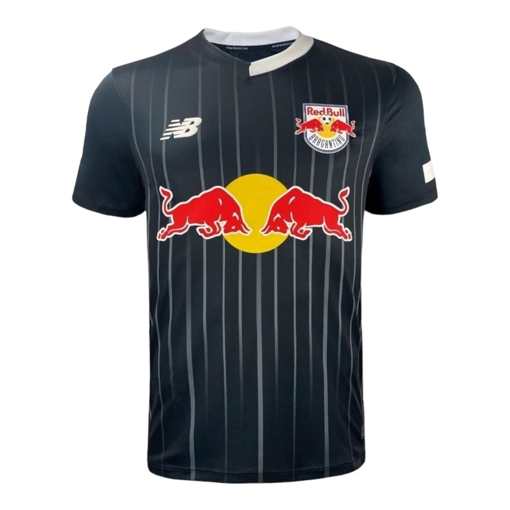 Camisa Red Bull Bragantino II 23/24 - Torcedor New Balance Feminina - Preta com