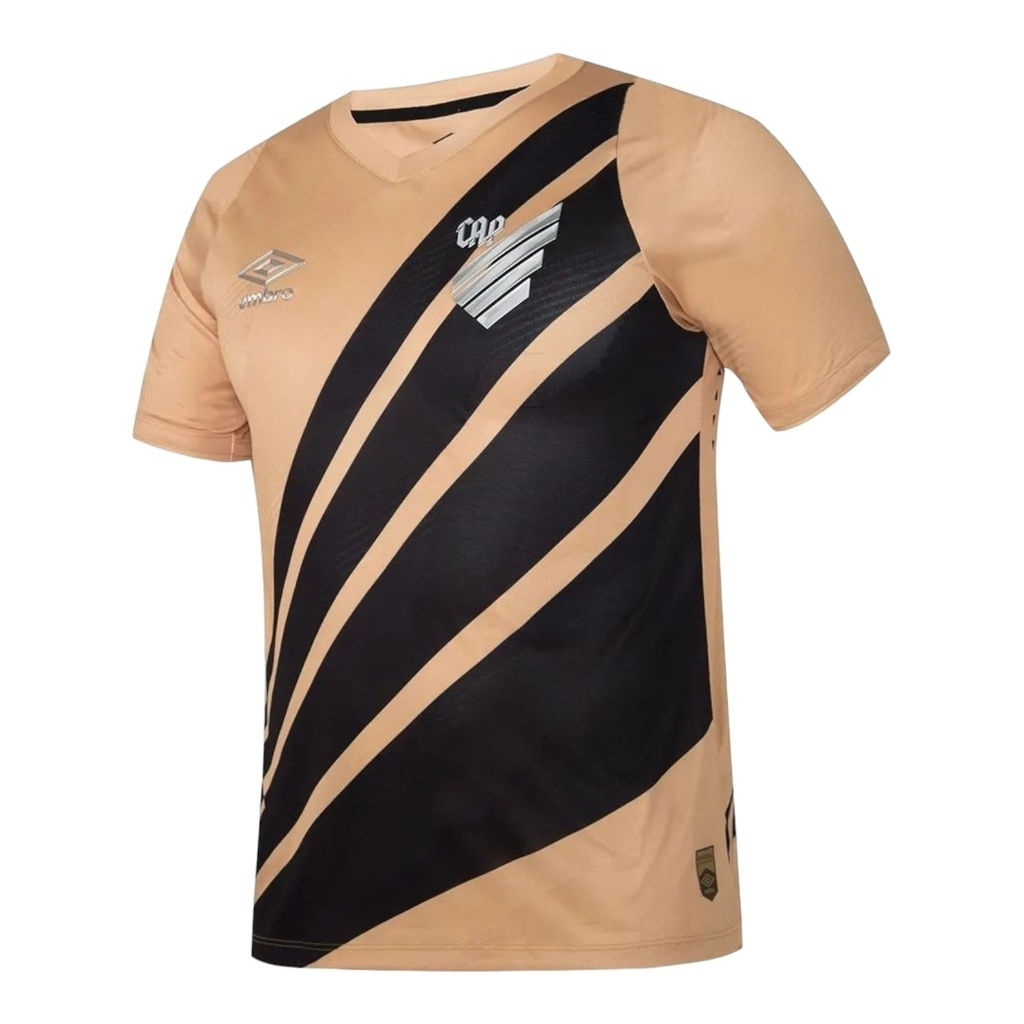 Camisa Athletico Paranaense II 24/25 - Torcedor Umbro Masculina - Dourada com de