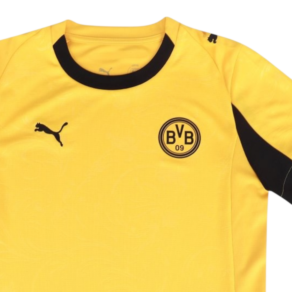 Miniatura: Camisa Borussia Dortmund Copa 25/26 - Torcedor Puma Feminina - Amarela e preta