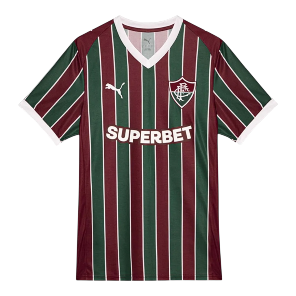 Camisa Fluminense I 26/27 - Torcedor Puma Masculina - Tricolor