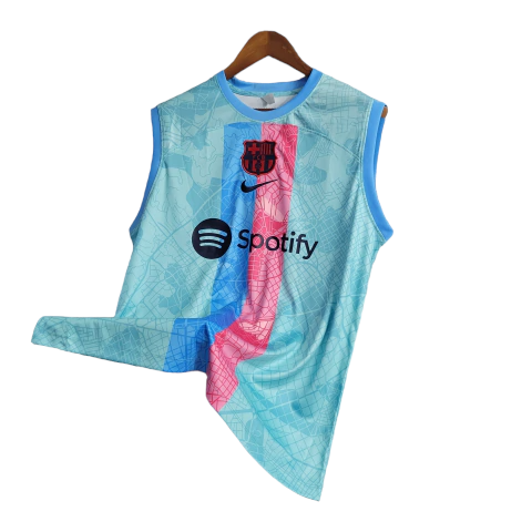 Miniatura: Camisa Barcelona Treino 23/24 - Regata - Torcedor Nike Masculina - Azul