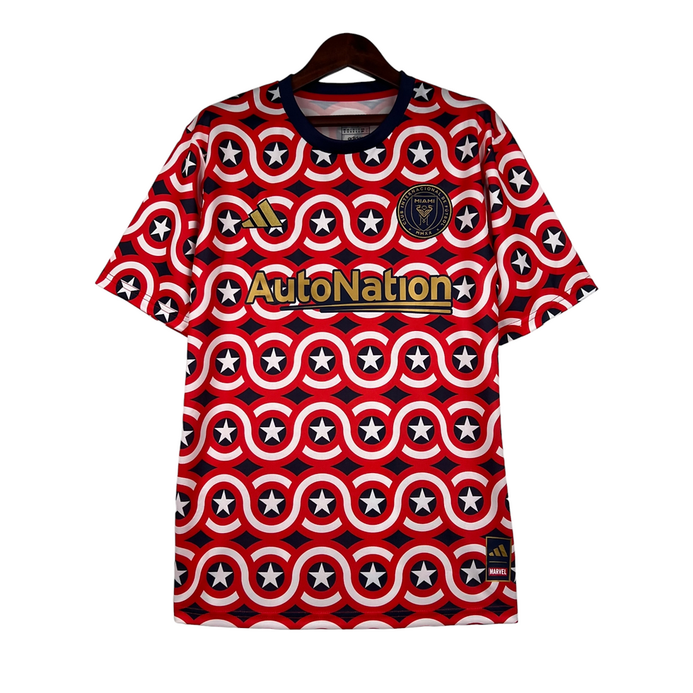 Miniatura: Camisa Inter Miami Edição Especial Marvel 23/24 - Torcedor Adidas Masculina - Az