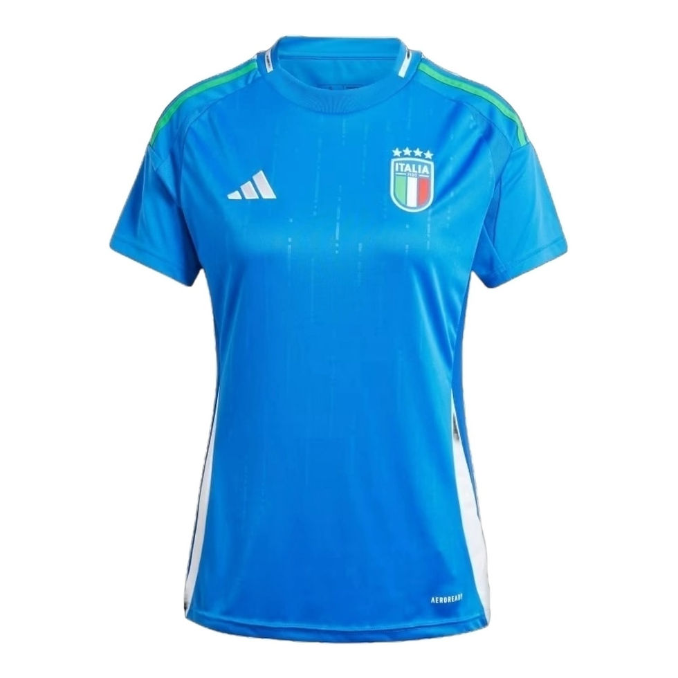 Miniatura: Camisa Seleção Itália I 24/25 - Torcedor Adidas Feminina - Azul
