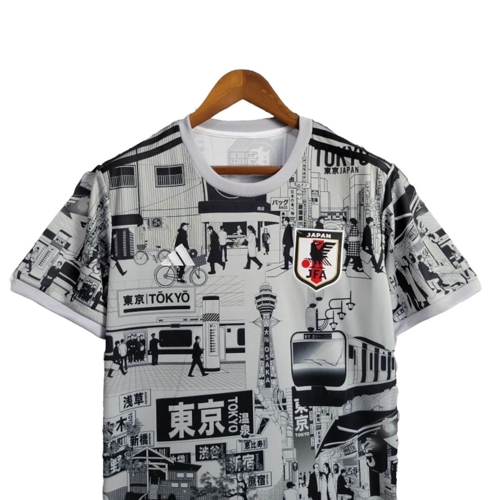 Miniatura: Camisa Japão Edição especial 24/25 - Torcedor Adidas Masculina - Cinza