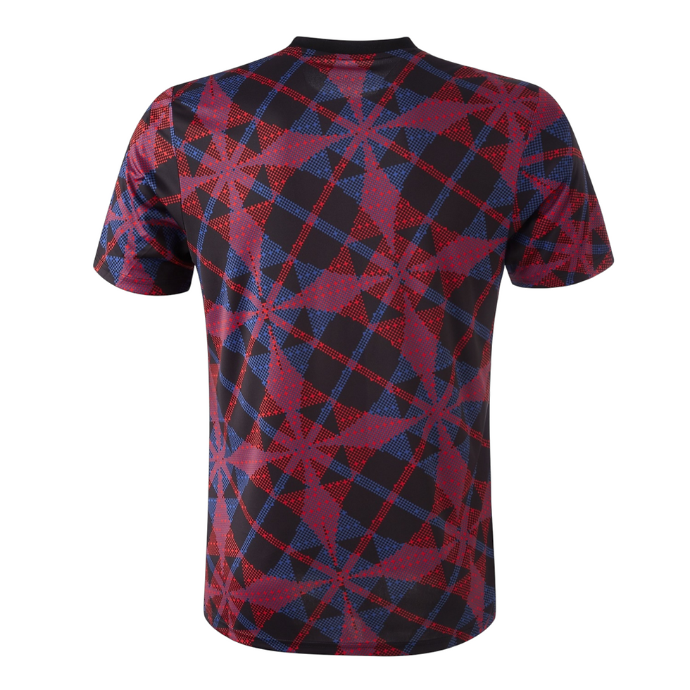 Miniatura: Camisa Lyon Pré-jogo 25/26 - Torcedor Adidas Masculina - Preta com detalhes em v