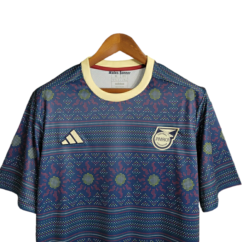 Miniatura: Camisa Seleção Jamaica Treino 23/24 - Torcedor Adidas Masculina - Azul com detal