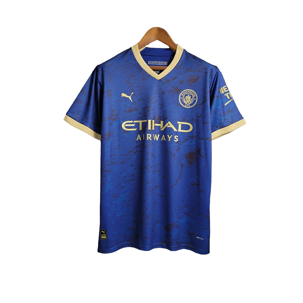 Miniatura: Camisa Manchester City 23/24 Torcedor Puma Masculina - Azul