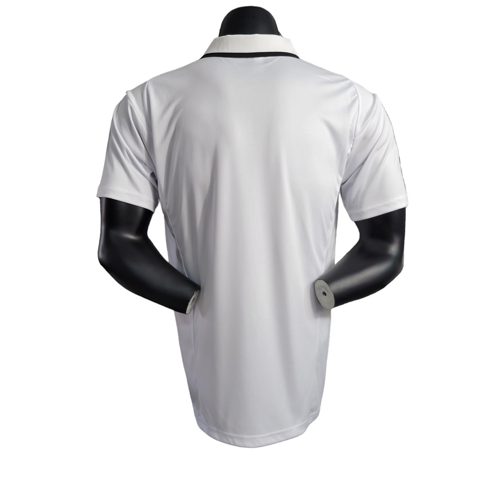 Miniatura: Camisa Flamengo Polo Treino 23/24 Torcedor Nike Masculina - Branco com detalhes