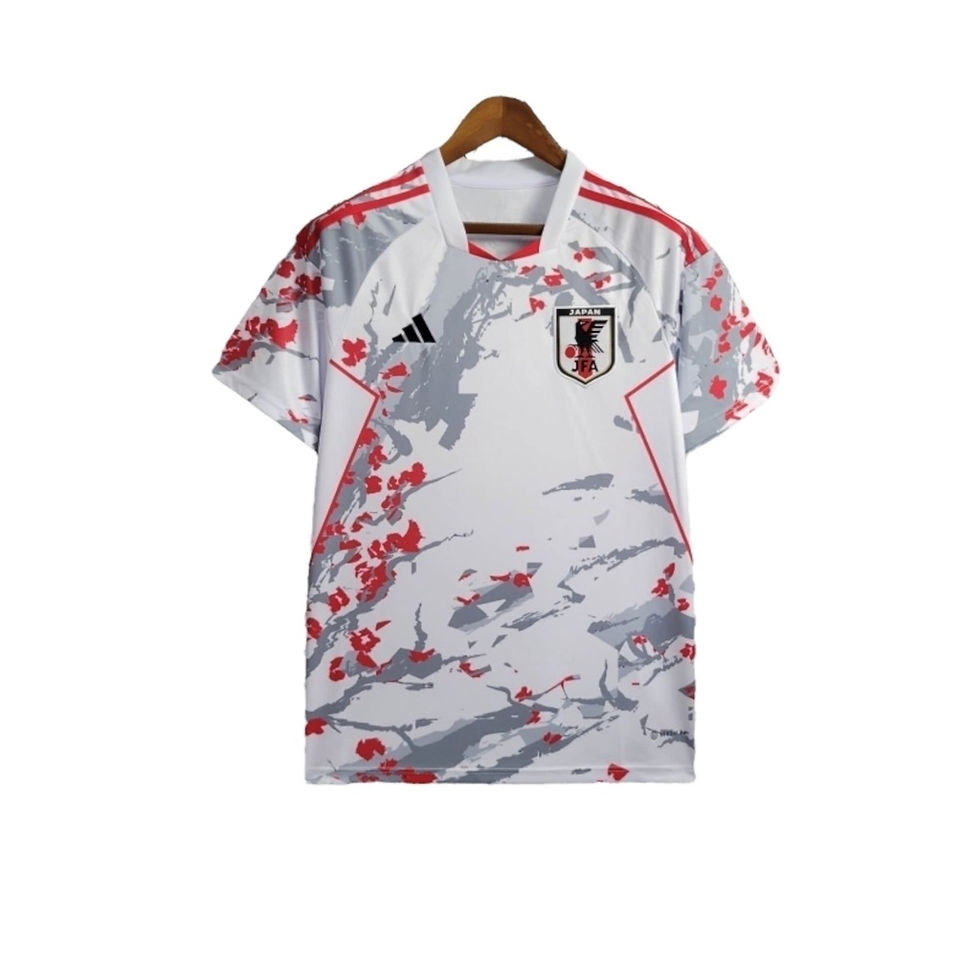 Miniatura: Camisa Japão Edição especial 24/25 - Torcedor Adidas Masculina - Branca com deta