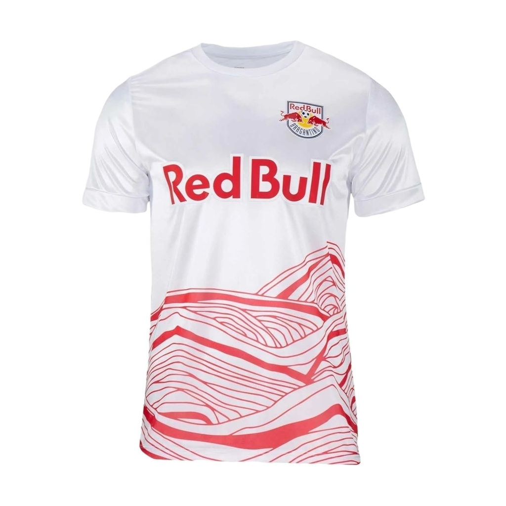 Camisa Red Bull Bragantino Pré-jogo 23/24 - Torcedor Nike Masculina - Branca com