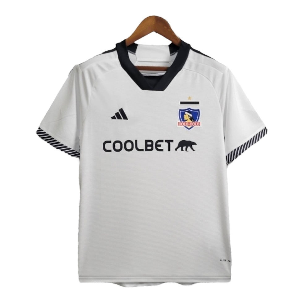 Miniatura: Camisa Colo Colo do Chile I 24/25 - Torcedor Adidas Masculina - Branca com detal
