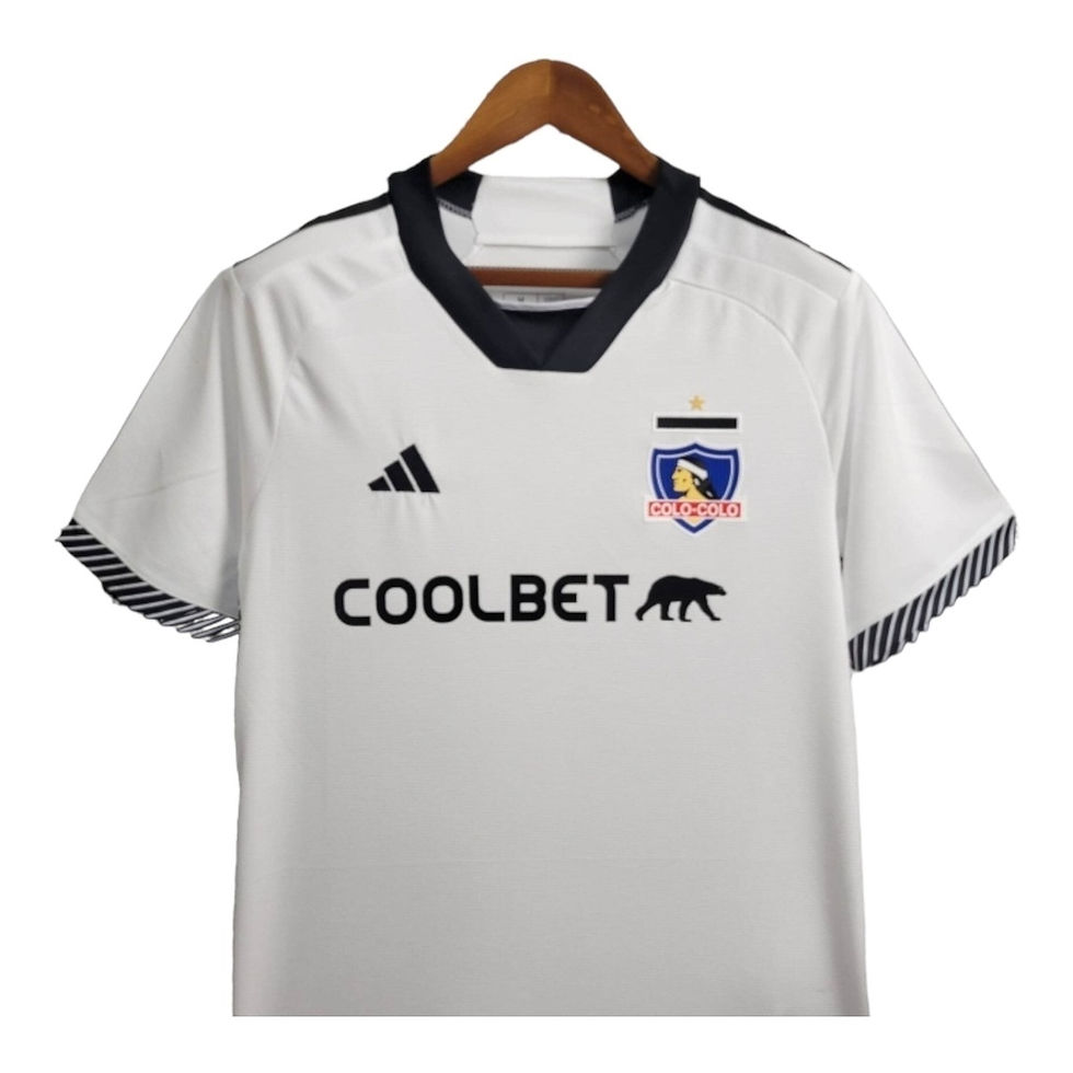 Miniatura: Camisa Colo Colo do Chile I 24/25 - Torcedor Adidas Masculina - Branca com detal