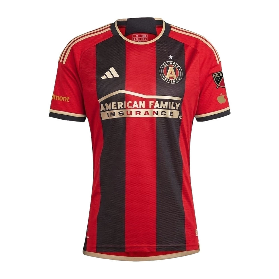 Miniatura: Camisa Atlanta United I 24/25 - Torcedor Adidas Masculina - Preta e vermelha