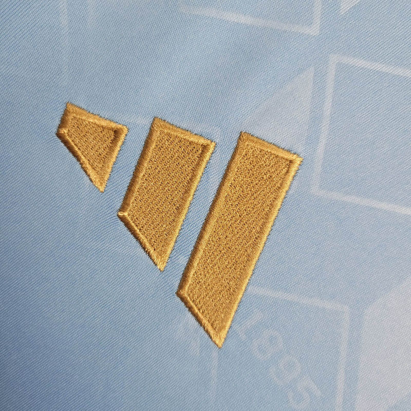 Miniatura: Camisa Bélgica I 24/25 - Torcedor Adidas Masculina - Azul com detalhes em branco