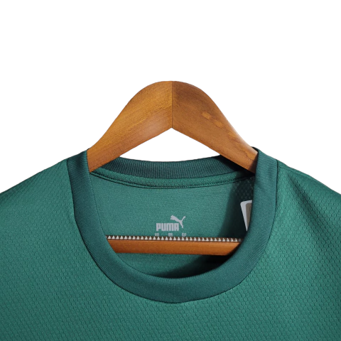 Miniatura: Camisa Palmeiras Treino 23/24 - Torcedor Puma Masculina - Verde e Branco