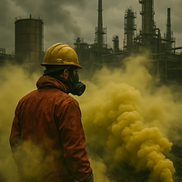 유해가스 위험구역 이미지