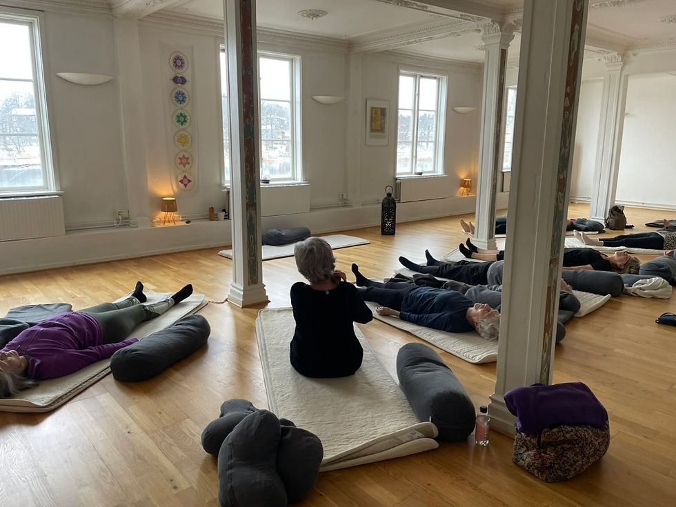 ReikiYinyoga med Nidra meditation på Värmdö Yogacenter