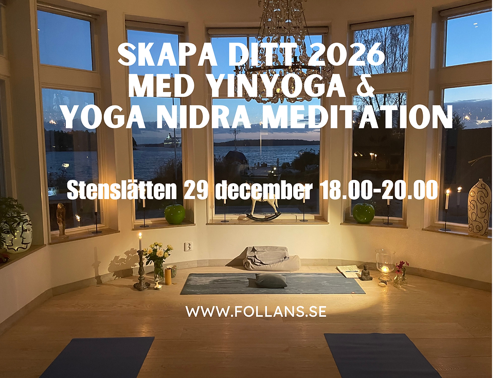 Yinyoga Nidra meditation inför 2026
