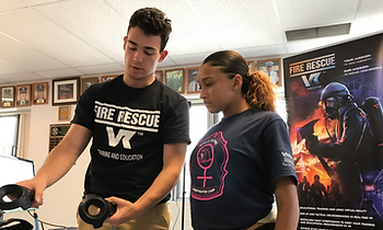 Original FIre Rescue VR DEMO conducted by Leo Caserta at GFFC