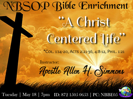 A Christ Centered Life