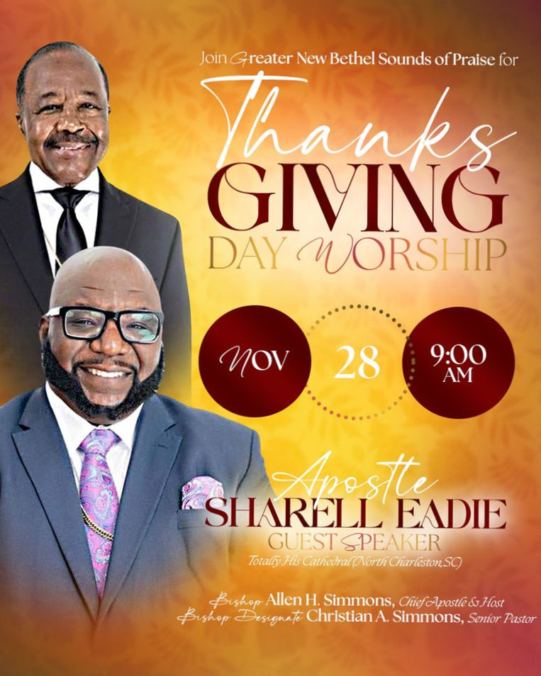 Greater New Bethel Sounds of Praise Thanksgiving Day Worship