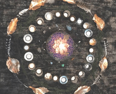 circle of candles centre point womens circle farnham