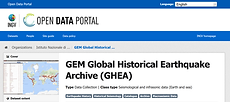 GEM Global Historical Earthquake Archive (GHEA)