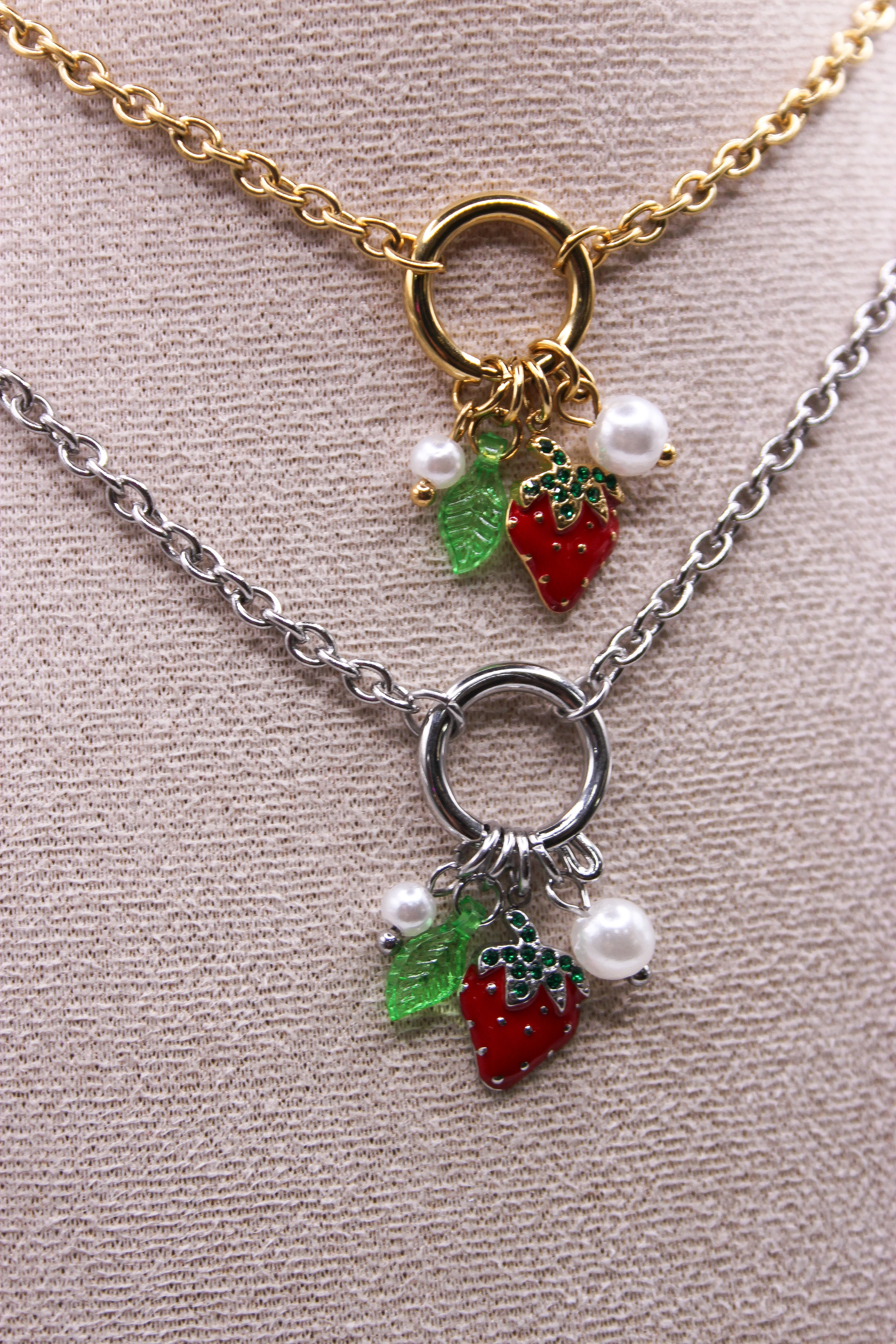 Collana Pearl Strawberry