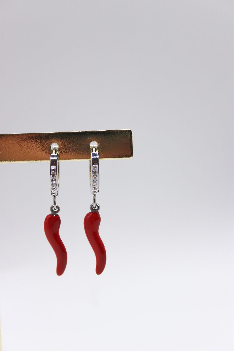 Miniatura: Orecchini Chili Red Strass