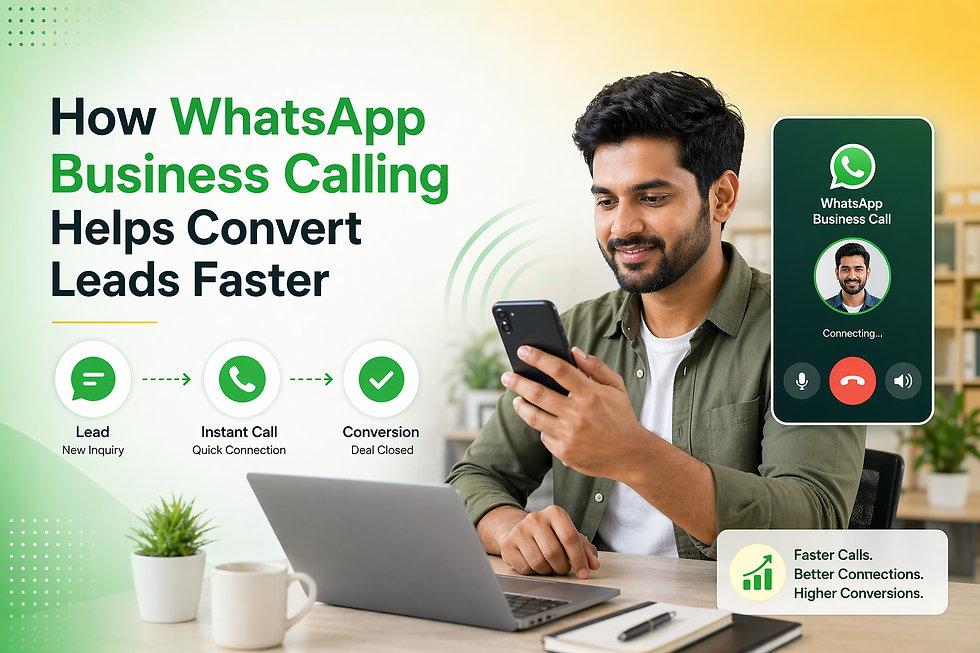 How WhatsApp Business Calling Helps Convert Leads Faster