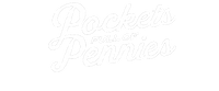 Pockets Full of Pennies white logo