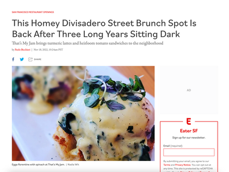 This Homey Divisadero Street Brunch Spot is Back after Three Long Years Sitting Dark  EATER SF by Paolo Bicchieri 