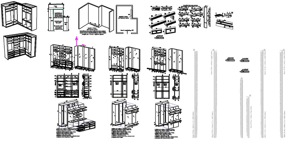 Чертеж сборочный из рабочего проекта для производства - Pro Сonstruction - Paolo Marichi
