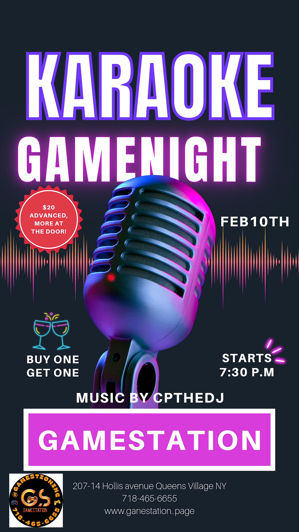 Adult Karaoke Gamenight at GameStation