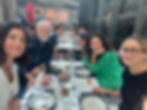 Sandra Martinez, Paola Caballer and Pilar Blazquez, the Spain HUB team with Peter Bishop