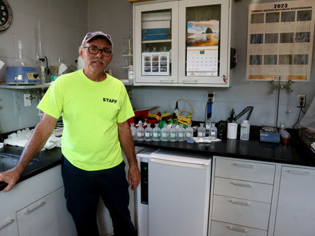 Wastewater Lab Technician Tony Lamb