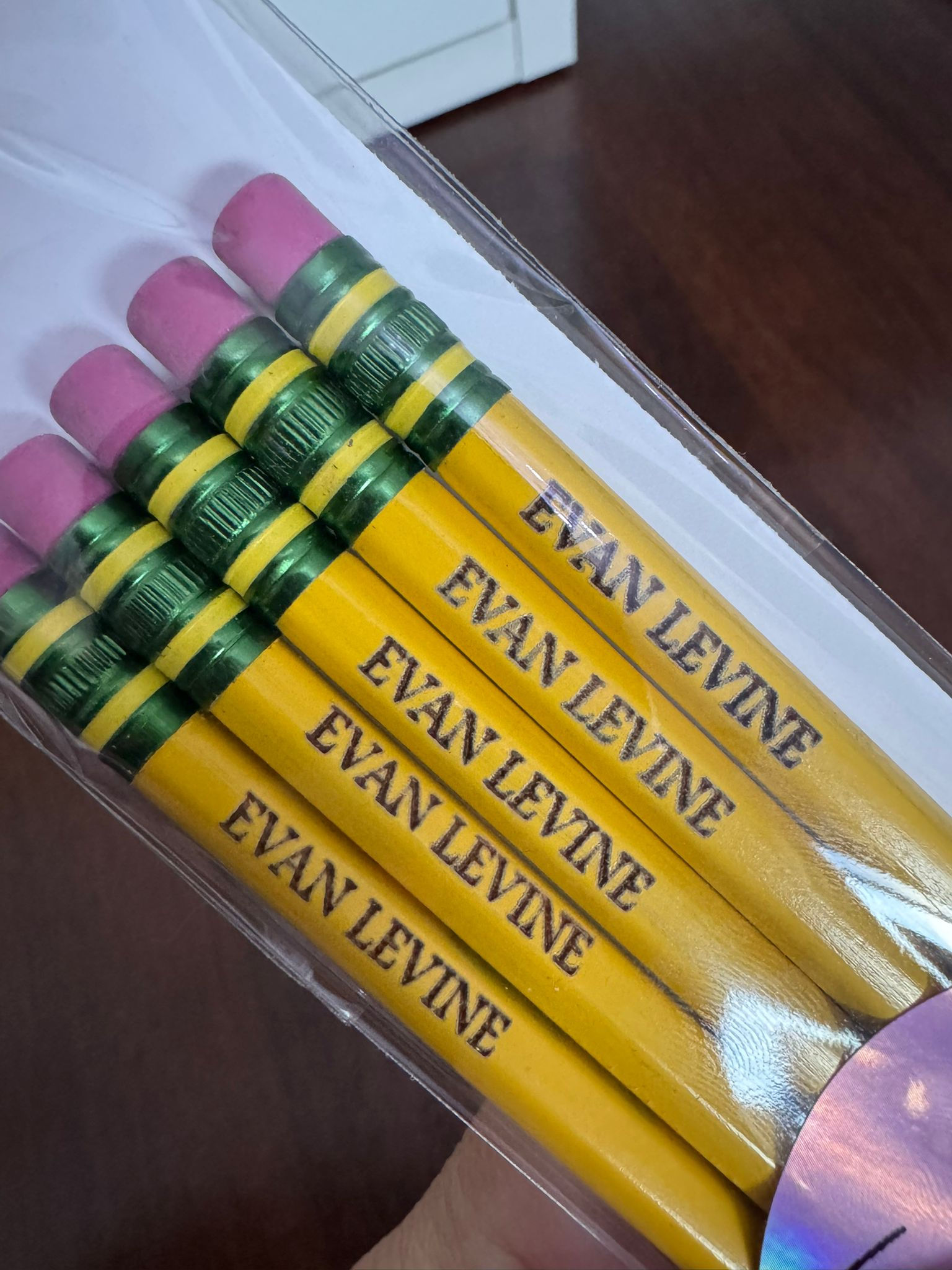 Standard Yellow Personalized Pencils