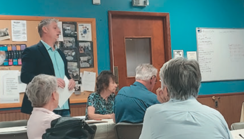 Photo illustrating article: Kirkland Board Meets In Clark Mills