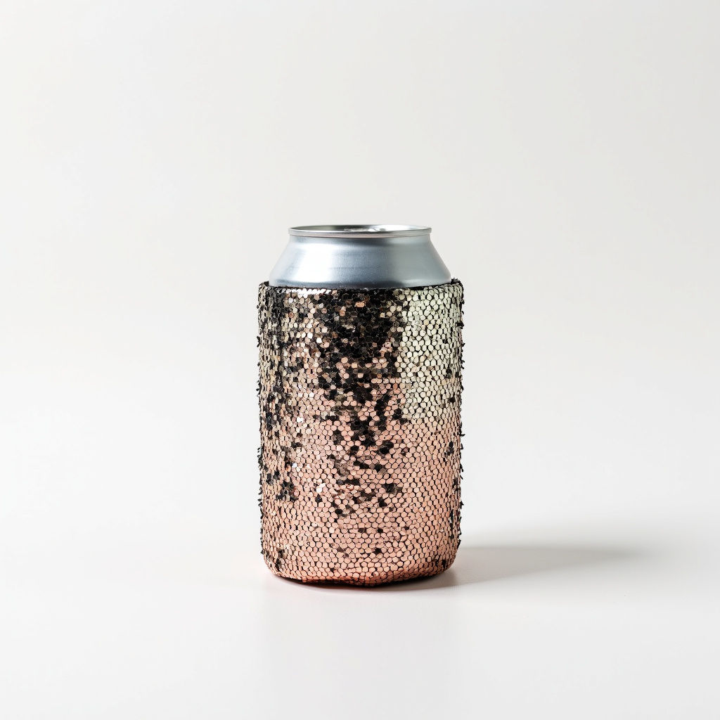 Metallic Sequin Koozies